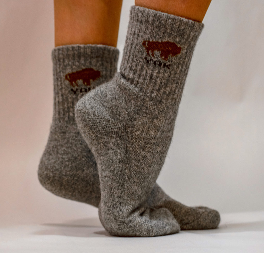 Herren Socken, Lange Wolle, Warm, Vintage-Stil, Ethno-Stil, Kariert